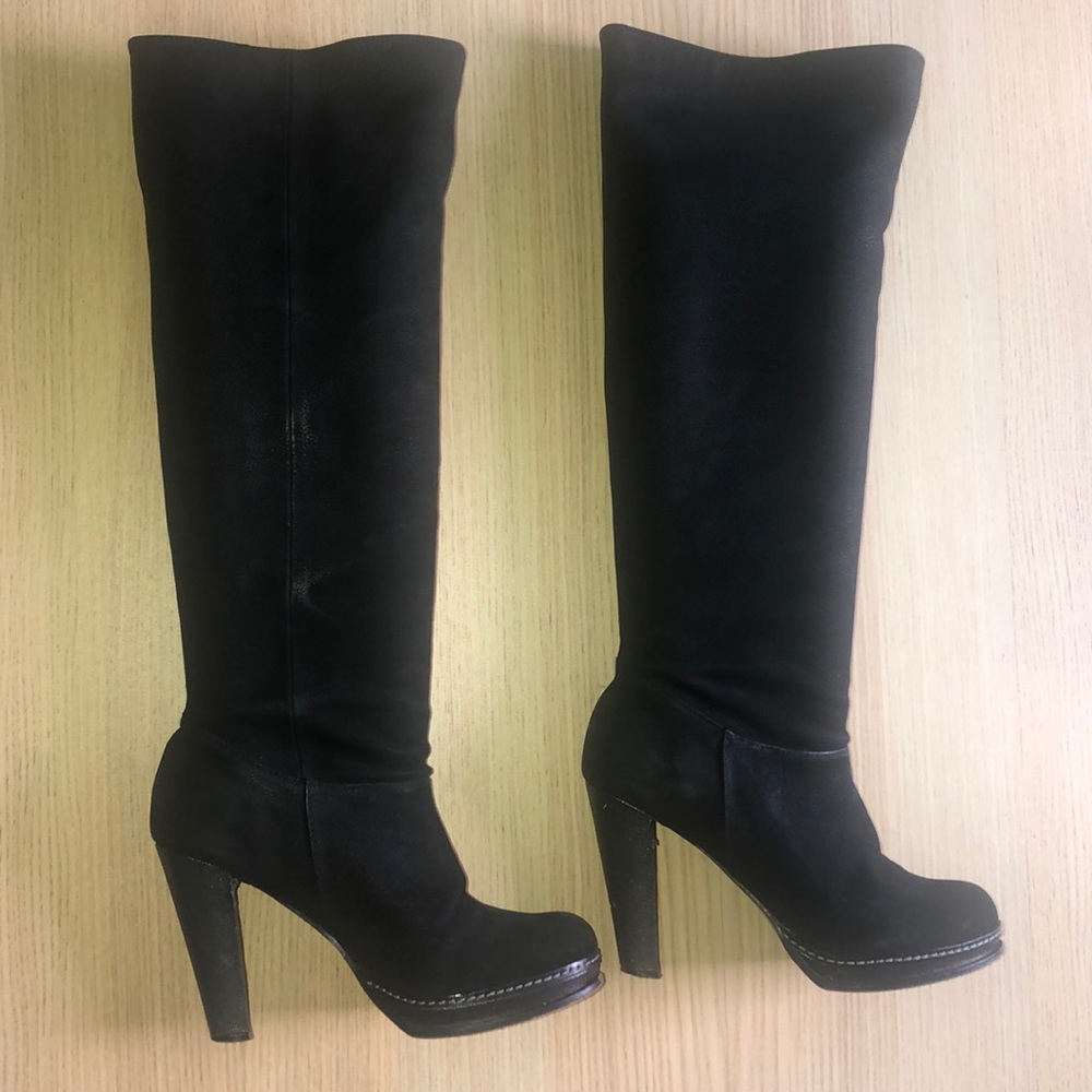 Cole Haan Nike Air Knee High Black